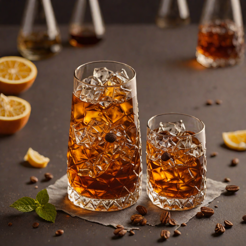 Stirred Coffee-Infused Rum Old Fashioned