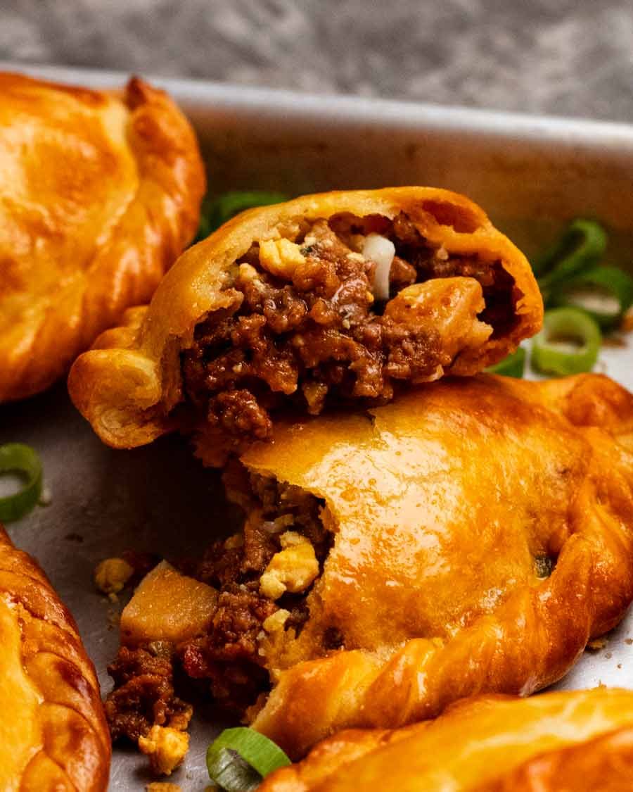 Pan-Fried Empanadas with Spiced Beef Filling