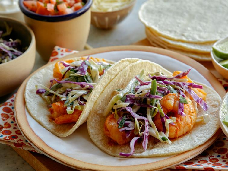 Tequila-Lime Shrimp Tacos with Cabbage Slaw