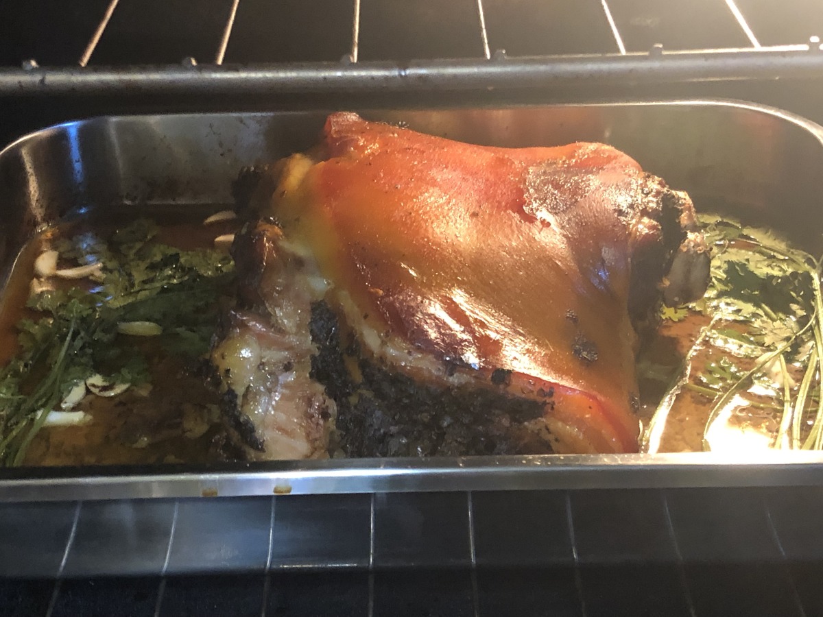 Sheet Pan Pernil-Style Roast Pork with Garlic and Oregano