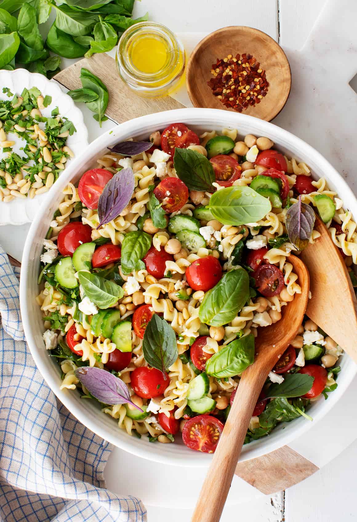 Memorial Park Picnic Pasta Salad with Citrus Vinaigrette