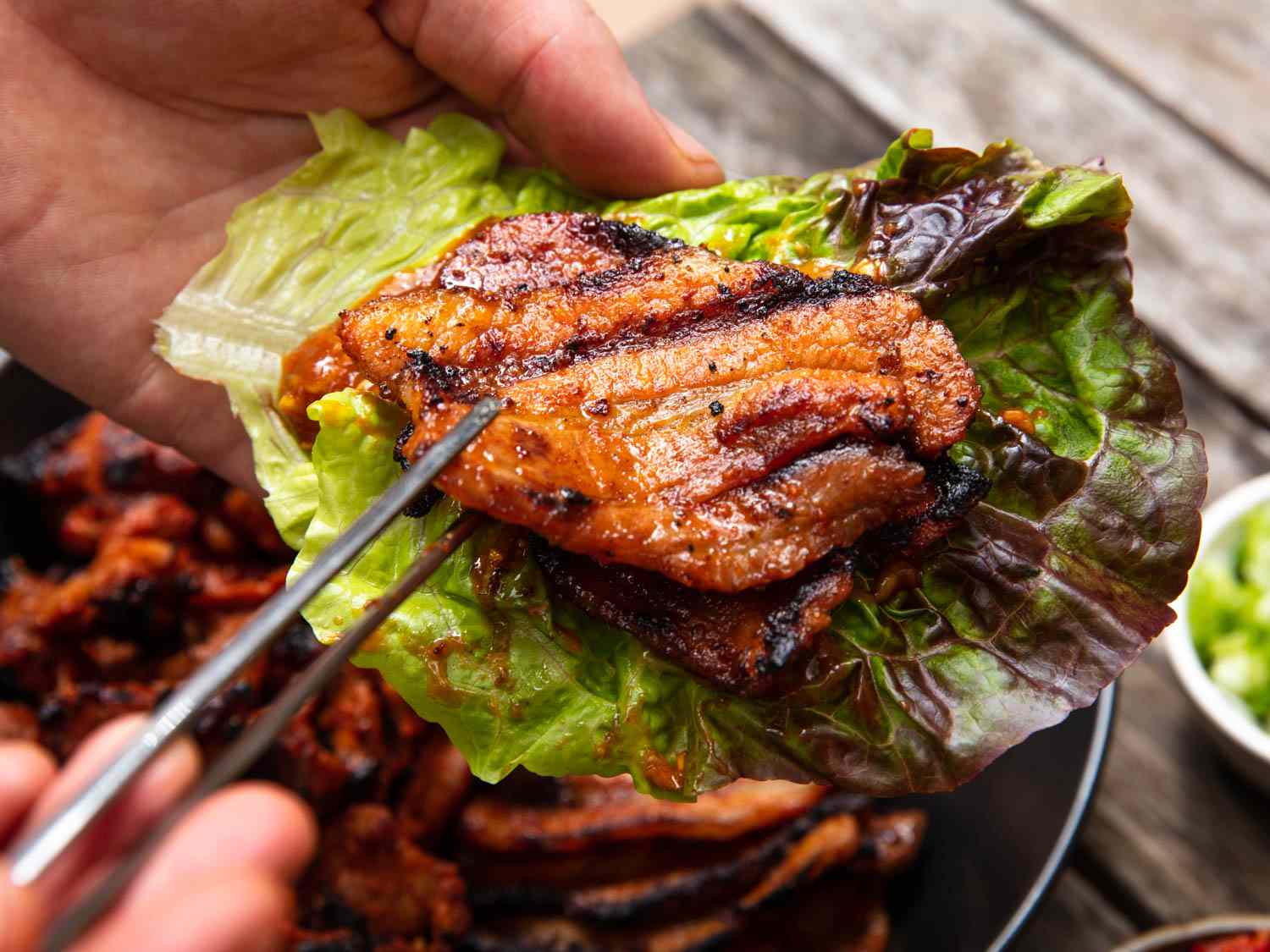 Grilled Korean-Style Spicy Pork Skewers