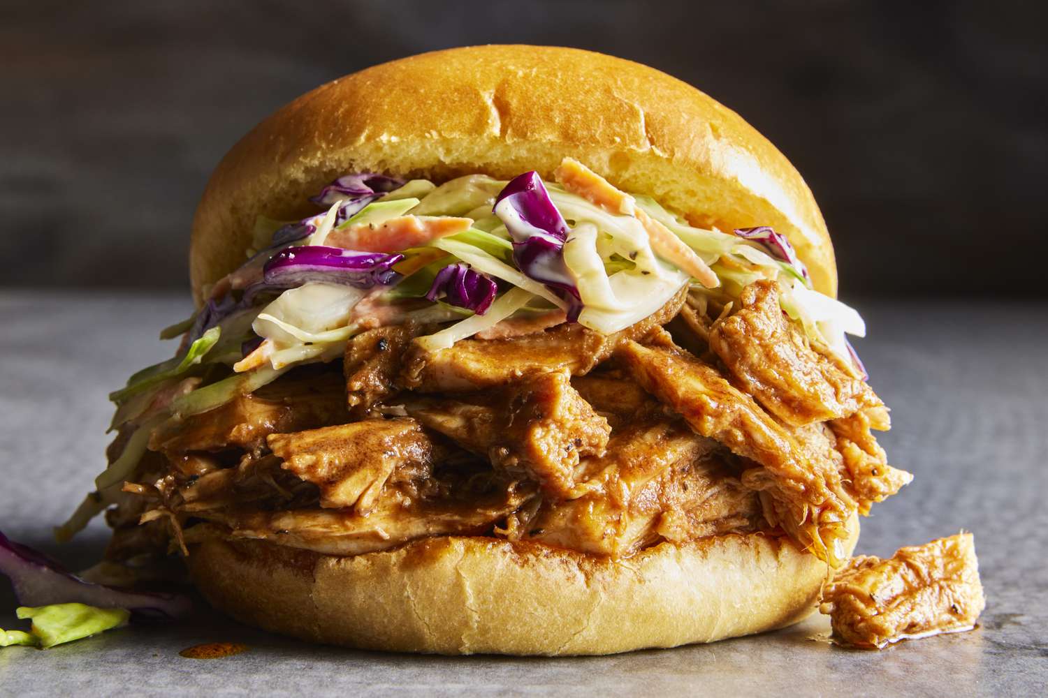 South Texas Barbecue Pulled Pork Sandwiches with Pickled Onions