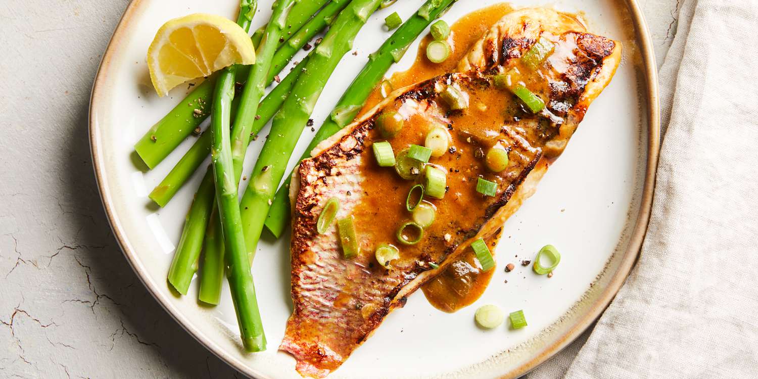 Pan-Seared Gulf Coast Red Snapper with Citrus Butter Sauce
