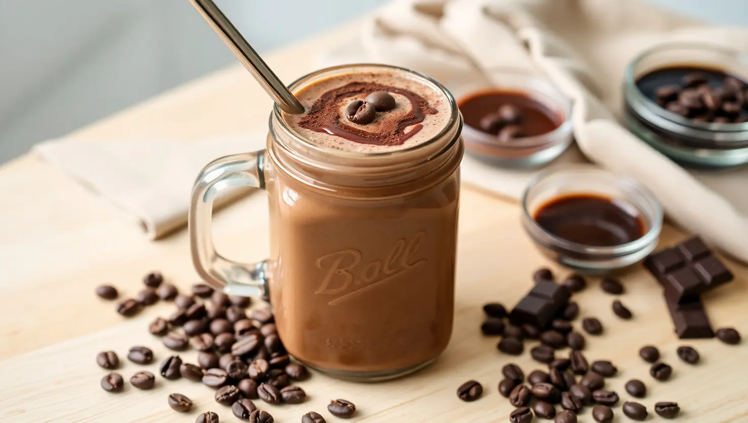 Yirgacheffe Coffee-Infused Vegan Chocolate Smoothie