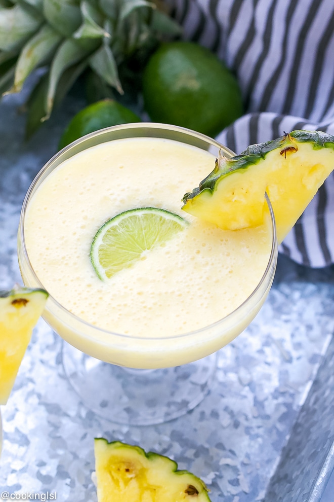 Shaken Pineapple Rum Daiquiri