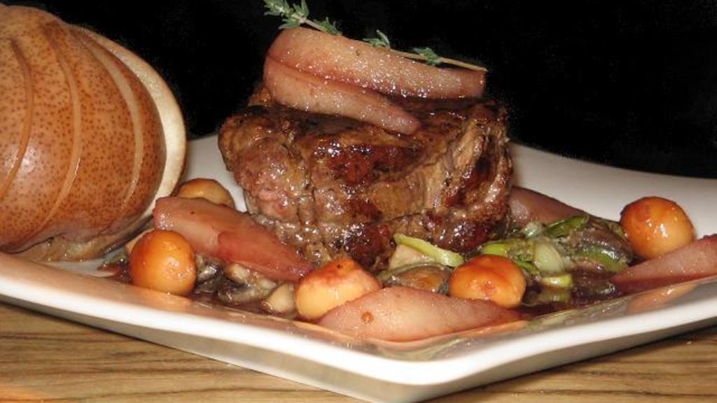 Slow-Roasted Kangaroo with Pepperberry Glaze