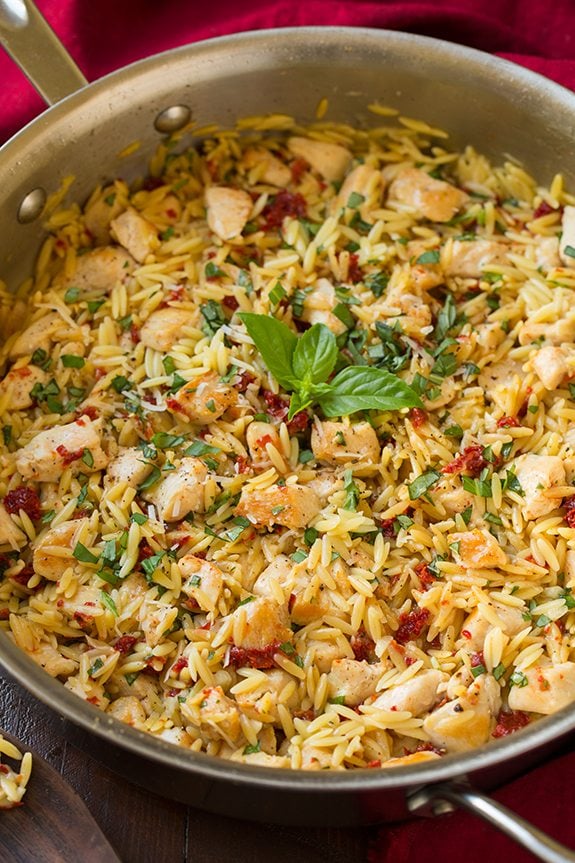 Italian Pan-Seared Chicken with Sun-Dried Tomato and Basil Sauce