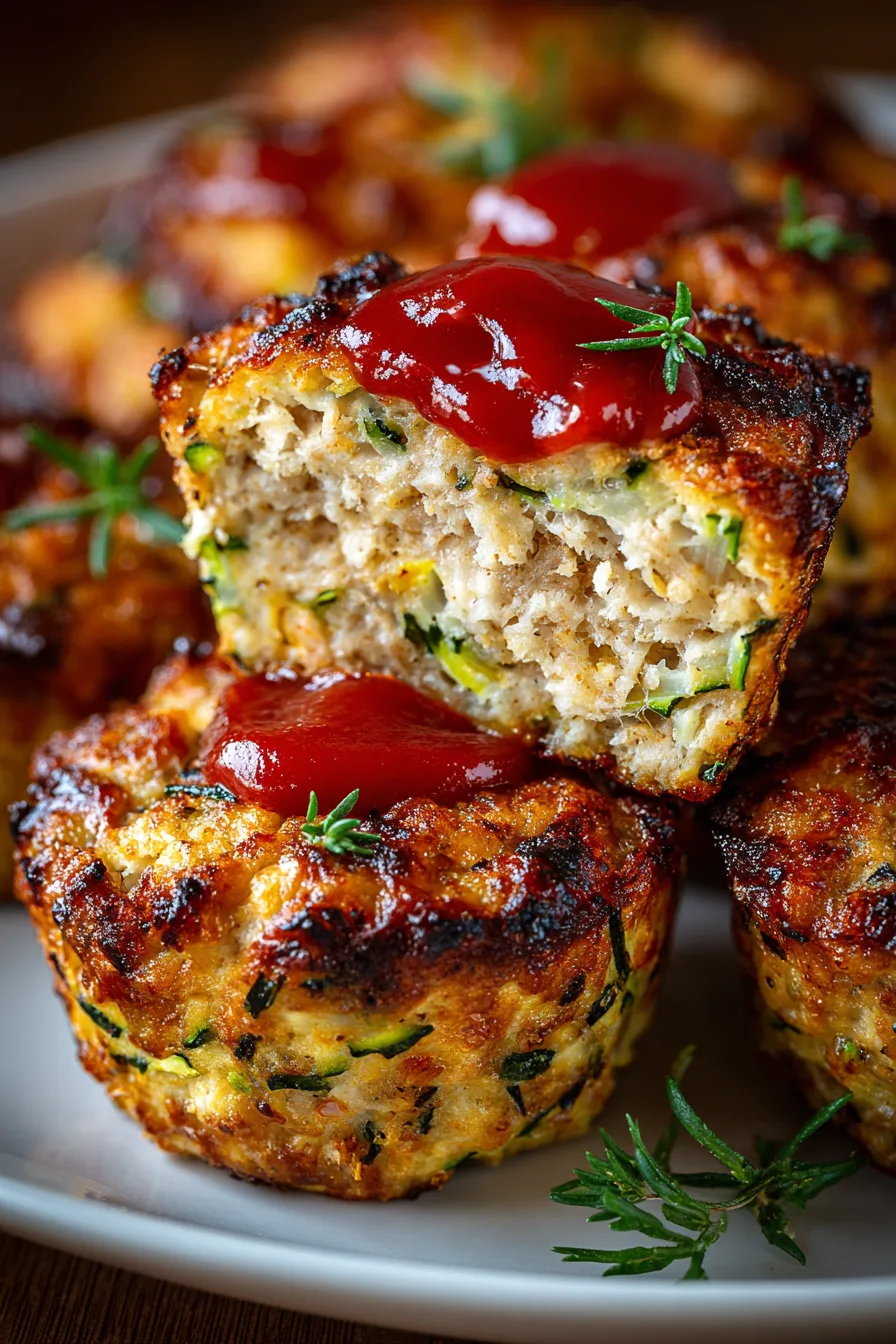 Mini Veggie-Packed Turkey Meatloaf Muffins