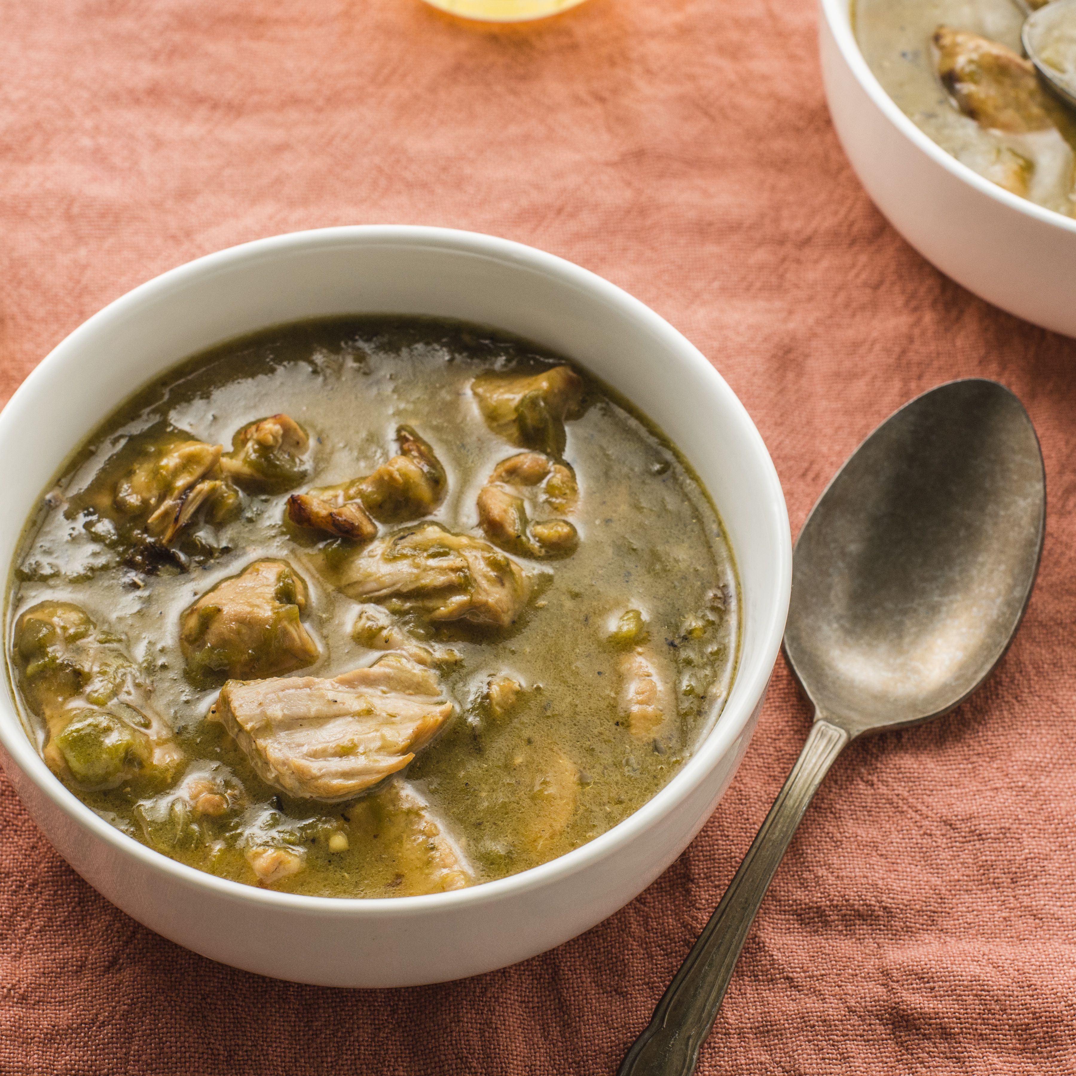 Harlingen-Inspired Slow Cooker Green Chile Pork Stew
