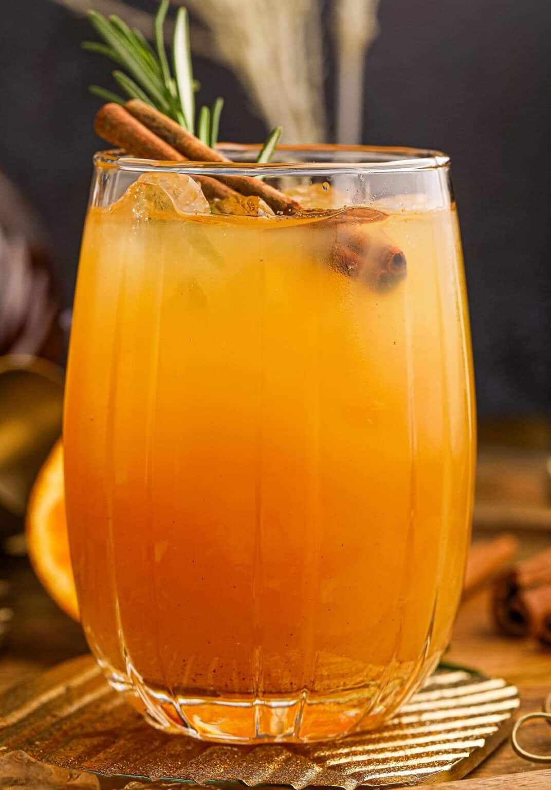 Citrus-Spiced Whiskey Sour with Cinnamon Twist