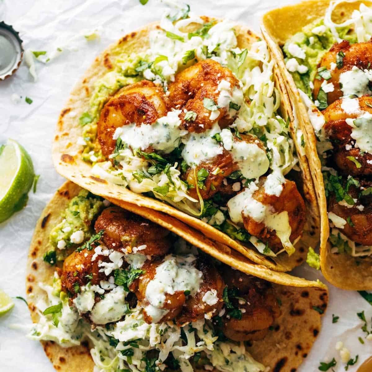 Harlingen-Inspired Tex-Mex Chicken Tacos with Cilantro-Lime Slaw