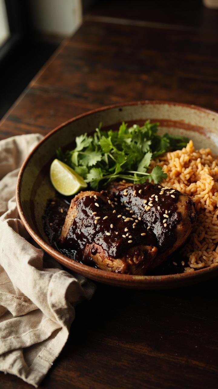 Slow-Simmered Chicken Mole with Toasted Spices