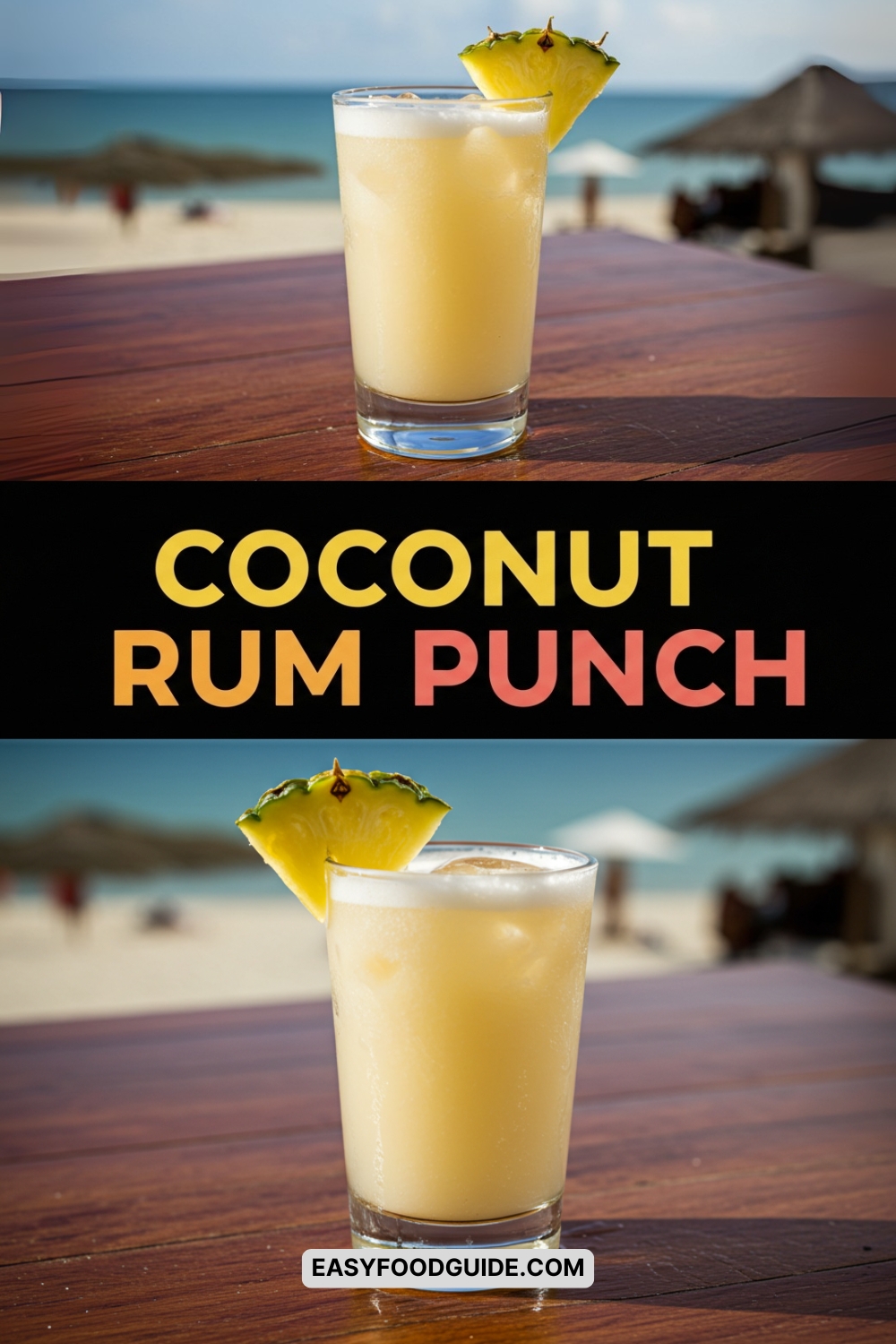 Smoky Coconut Rum Punch with Citrus and Tiki Spices