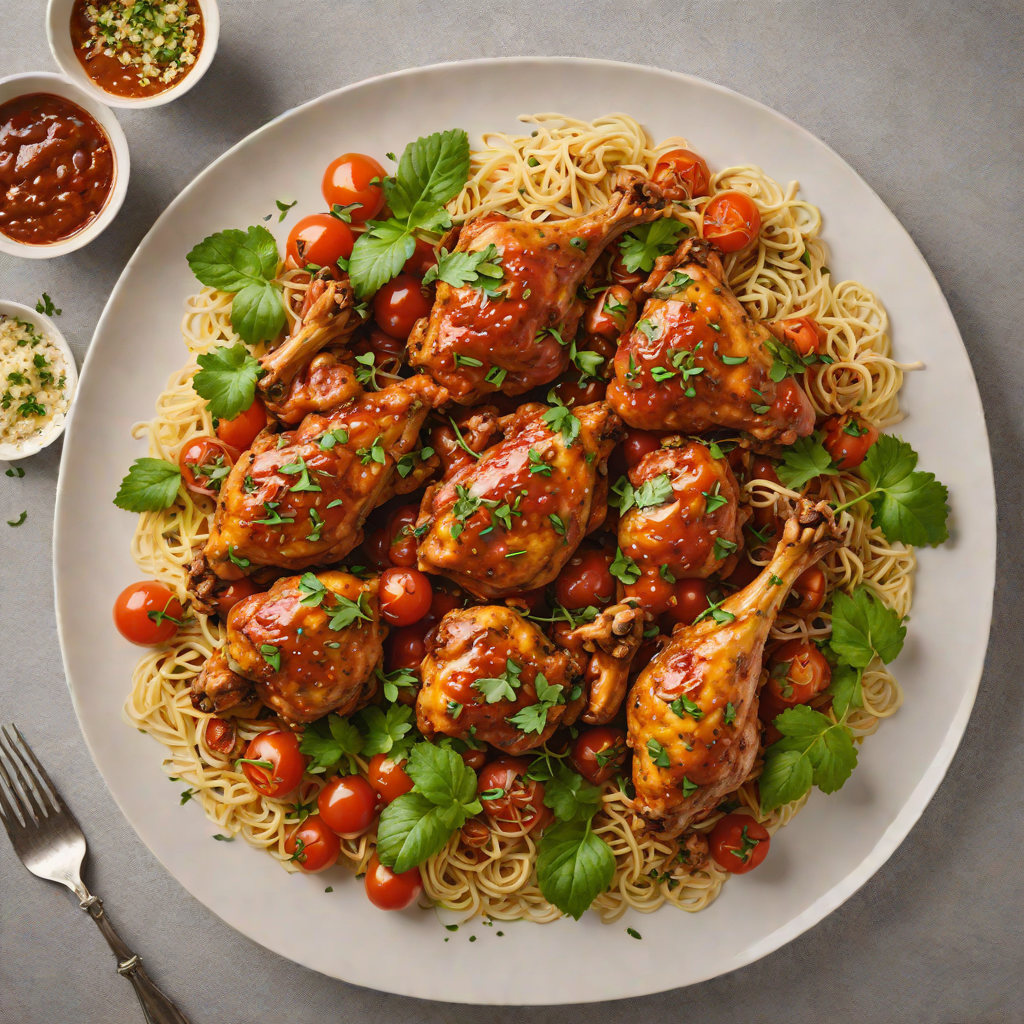 Slow-Baked Iraqi Tebsi Chicken with Spiced Tomato Sauce