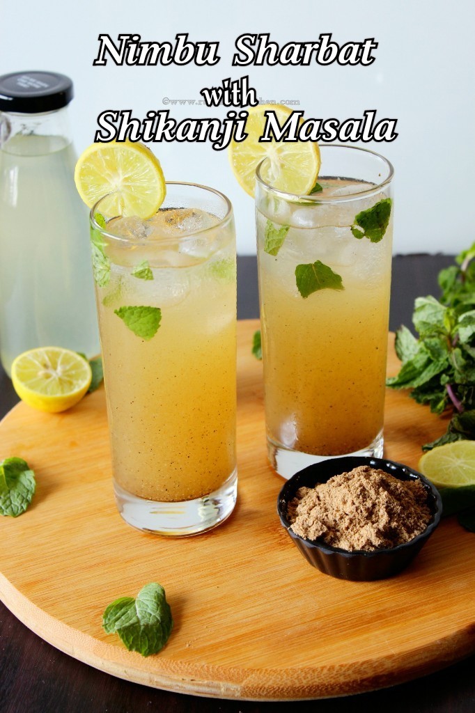 Nimbu Sharbat Limeade with Mint and Honey