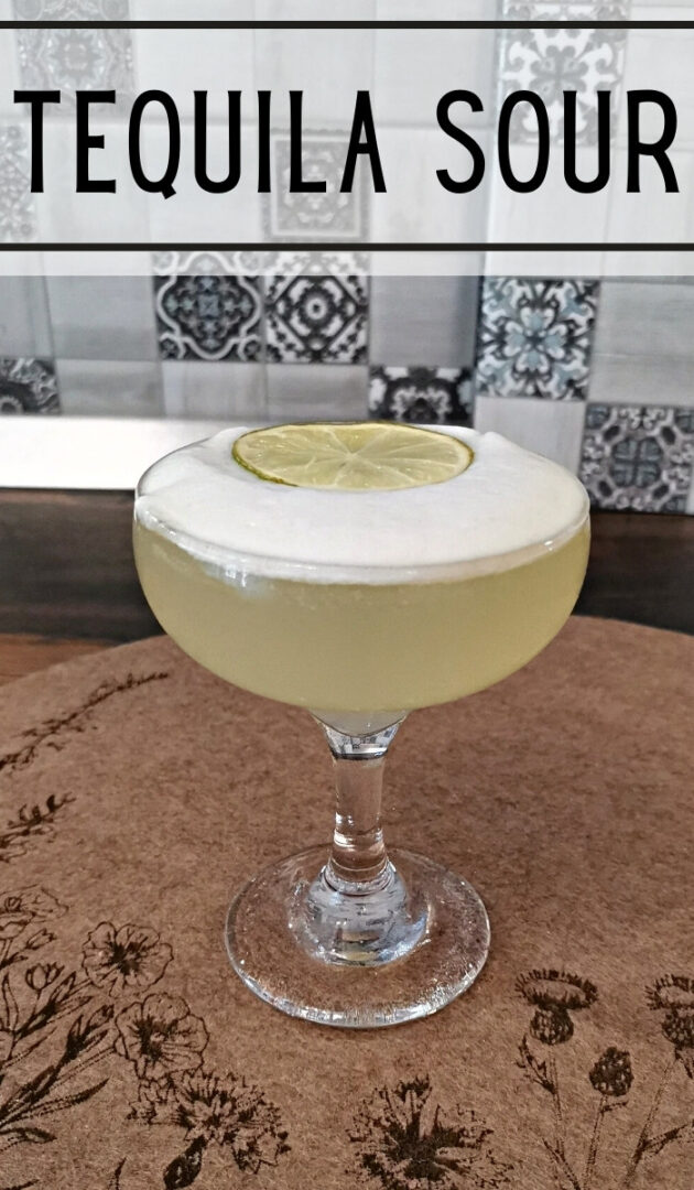 Earthy Tequila Sour with Reposado Depth