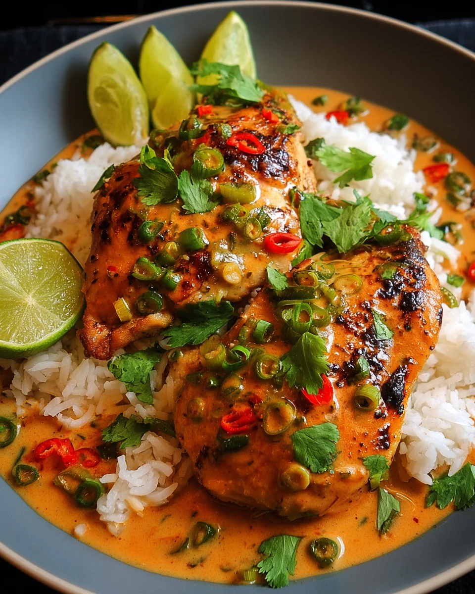 Pan-Seared Chicken with Spiced Brazilian Coconut Sauce