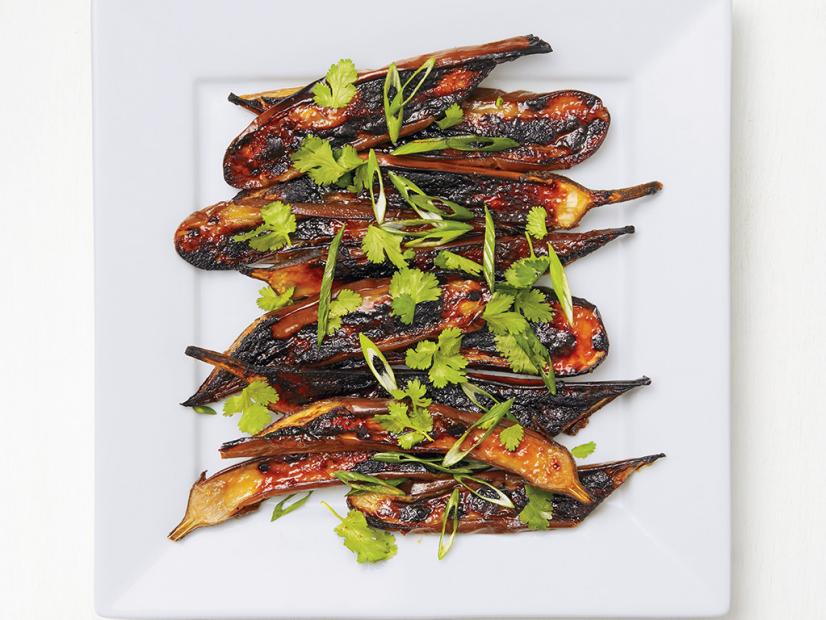 Honey-Miso Glazed Eggplant with Sesame Seeds