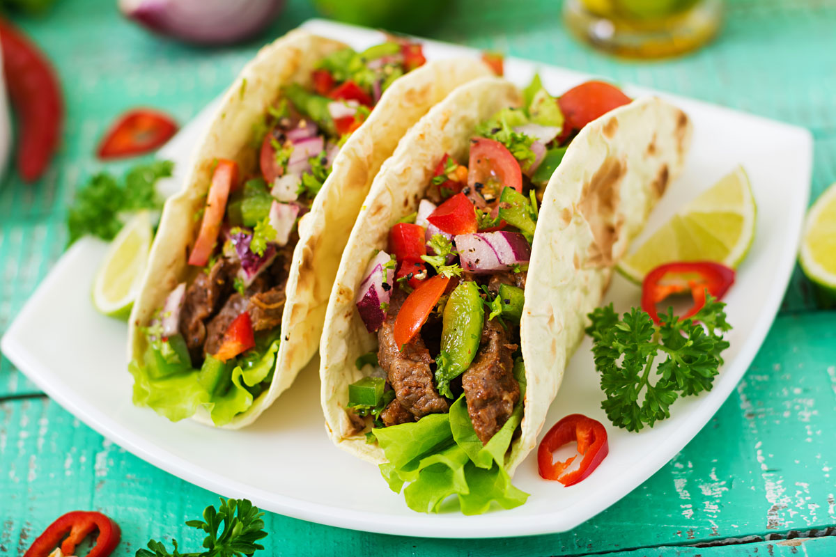 Mexican-Style Smoked Beef Tacos with Charred Salsa