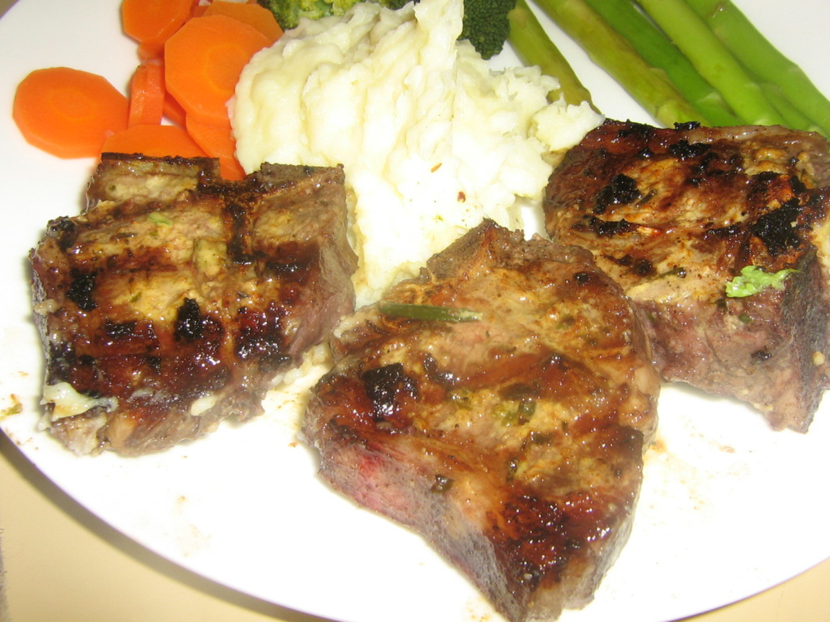 Herb-Crusted Grilled Lamb Chops