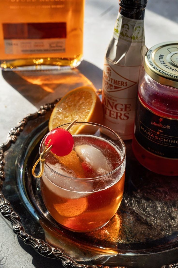 Smoky Old-Fashioned with Maple Syrup