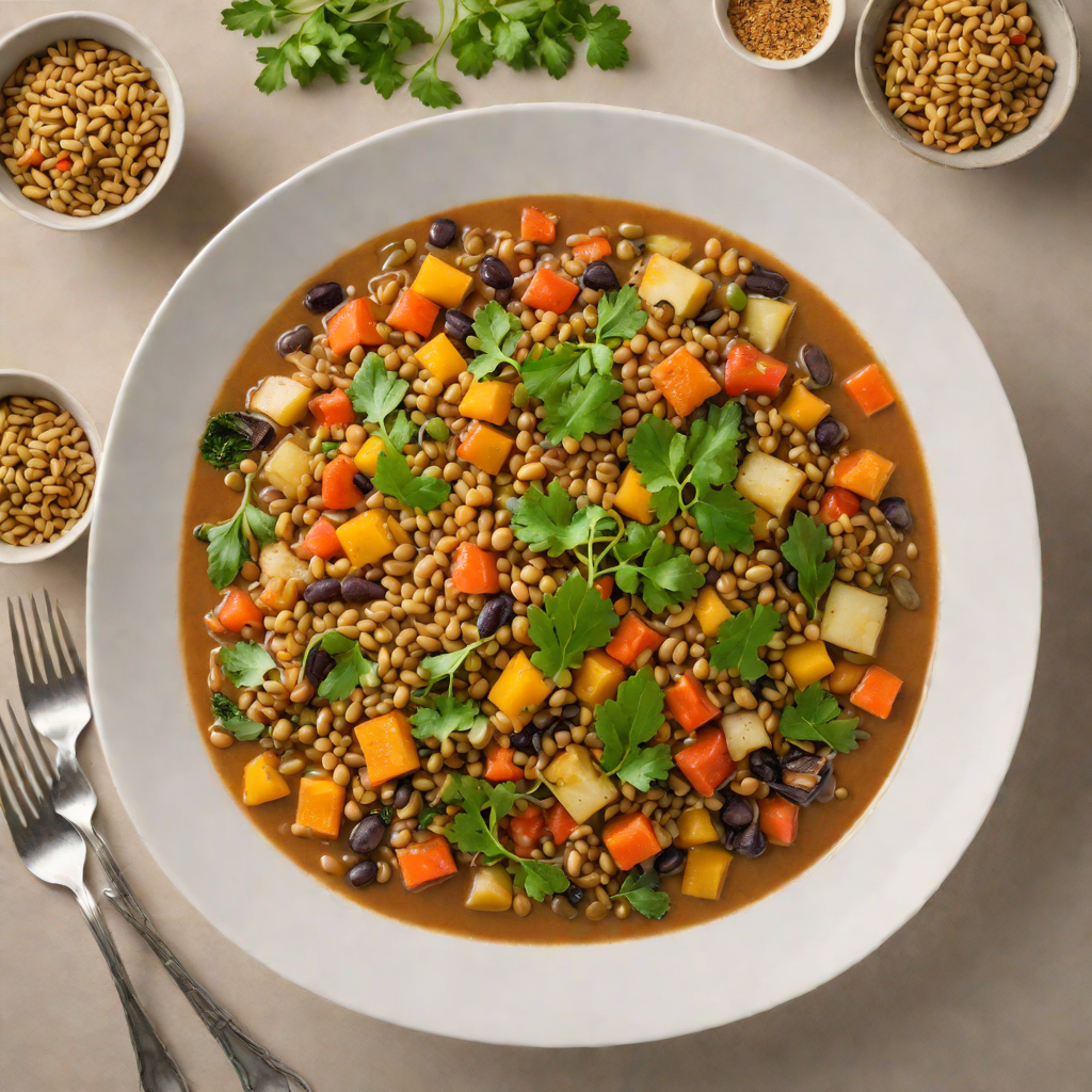 One-Pot Harvest Vegetable and Lentil Stew