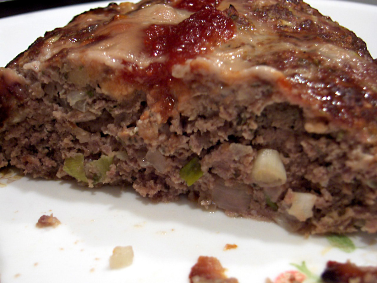 Honey-Soy Glazed Meatloaf with Herb Crust