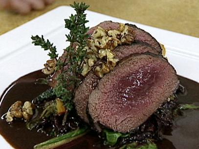 Seared Mountain Venison with Frosty Juniper Berry Sauce