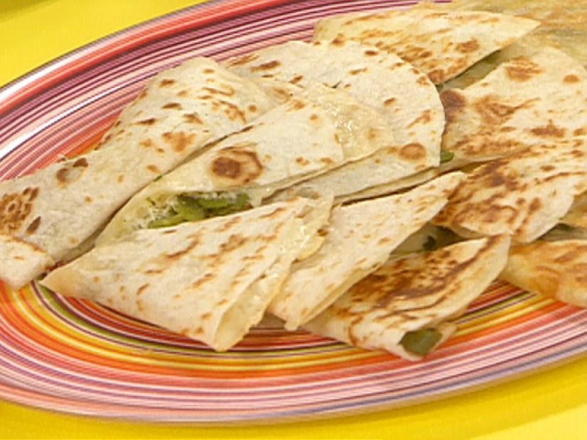 Sautéed Chicken Quesadilla with Roasted Poblano and Monterey Jack