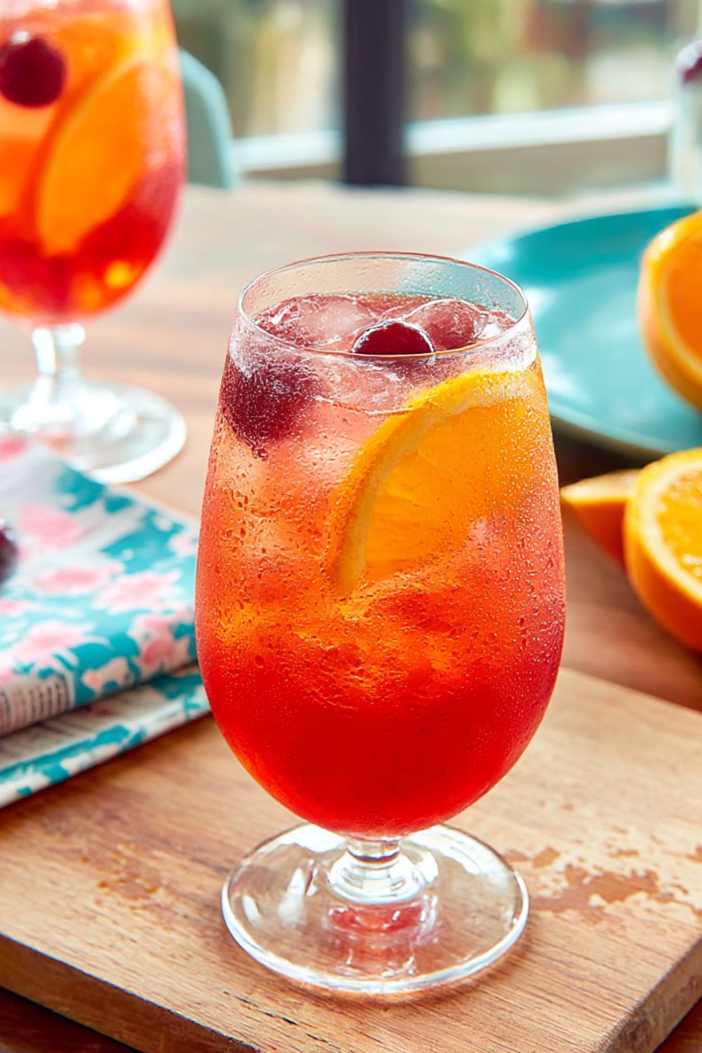 Campari and Prosecco Sparkling Bitter Spritz