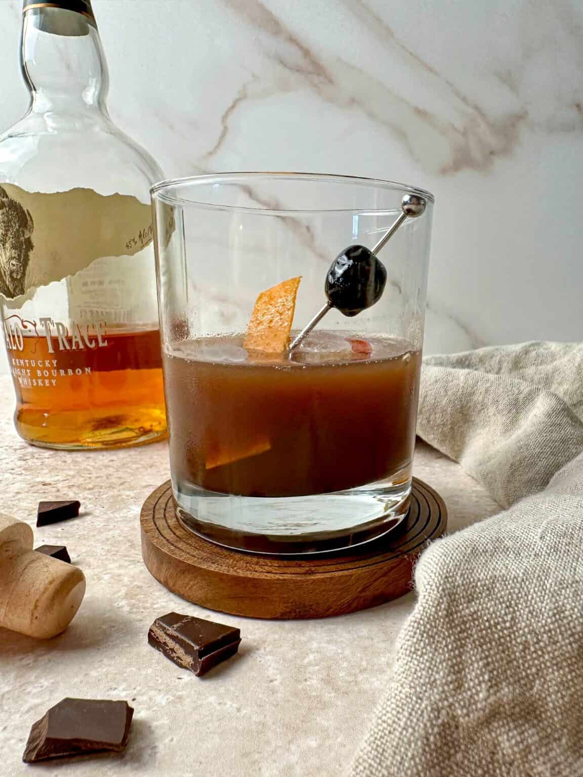 Smoky Chocolate Old Fashioned