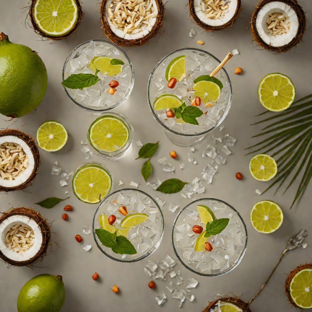 Tropical Gin and Coconut Sour