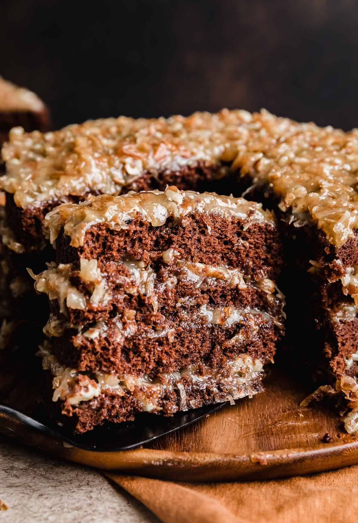 Homemade German Chocolate Cake