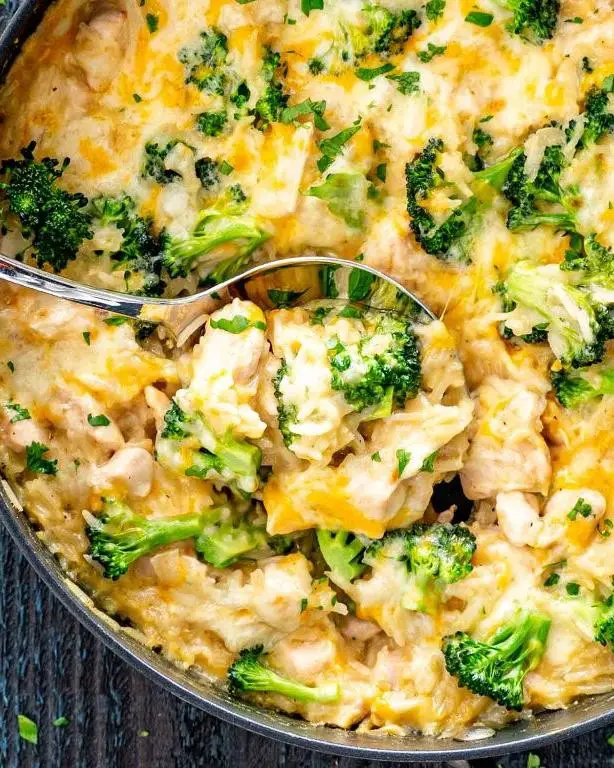 One-Pot Cheesy Chicken and Rice for Kids