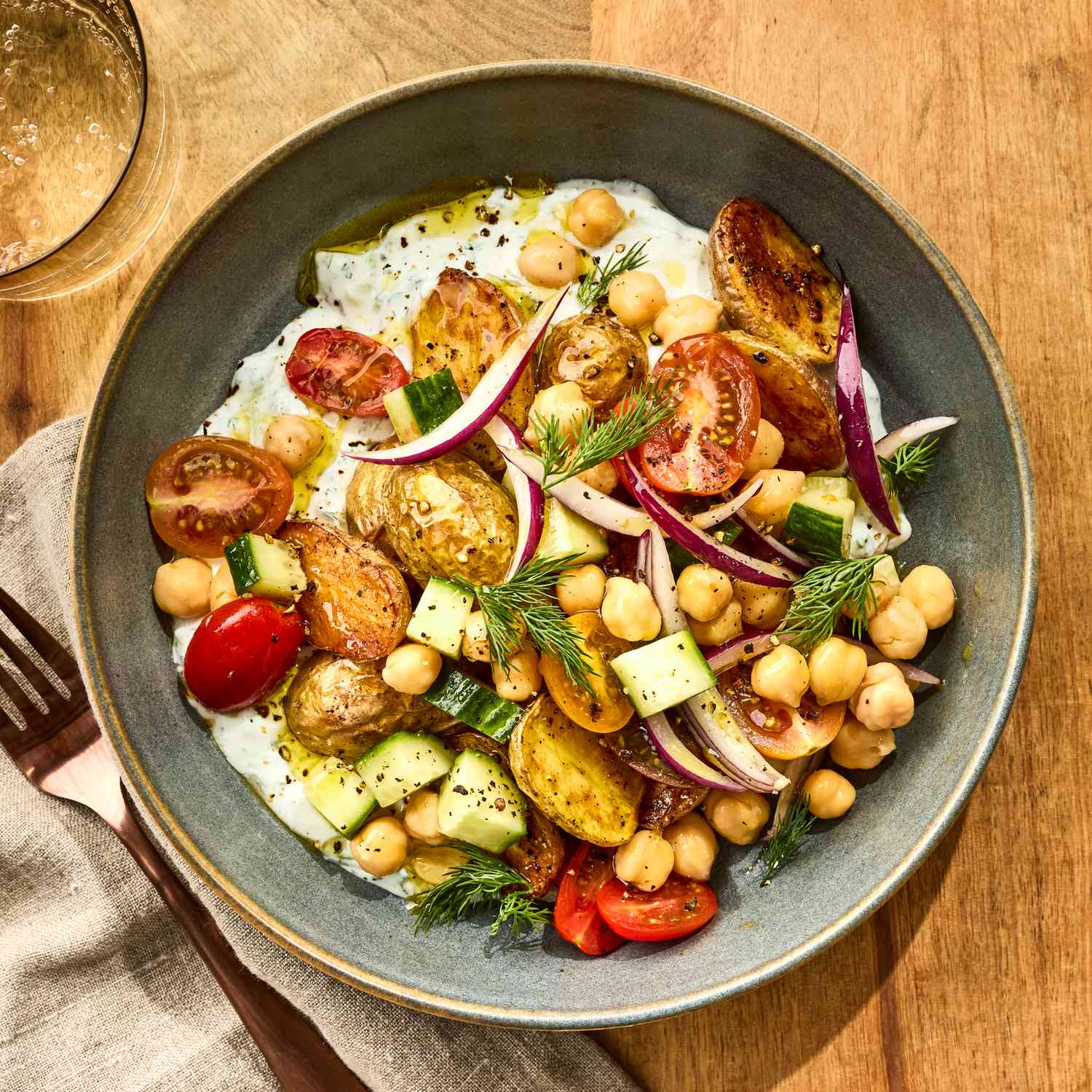 Pan-Roasted Mediterranean Vegetables with Manchego Cheese