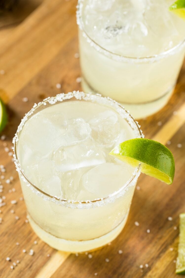 Agave-Sweetened Margarita on the Rocks