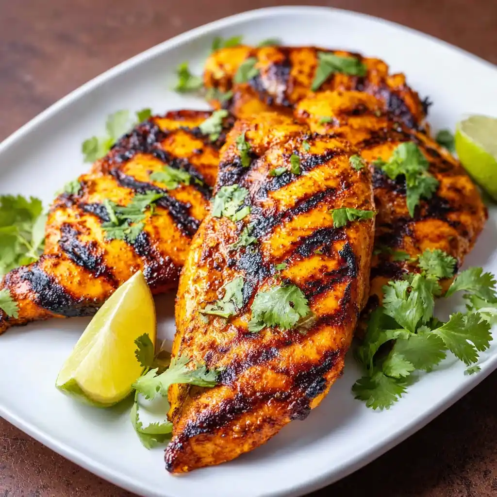 Grilled Pollo Anticuchero with Spiced Yellow Potato Salad