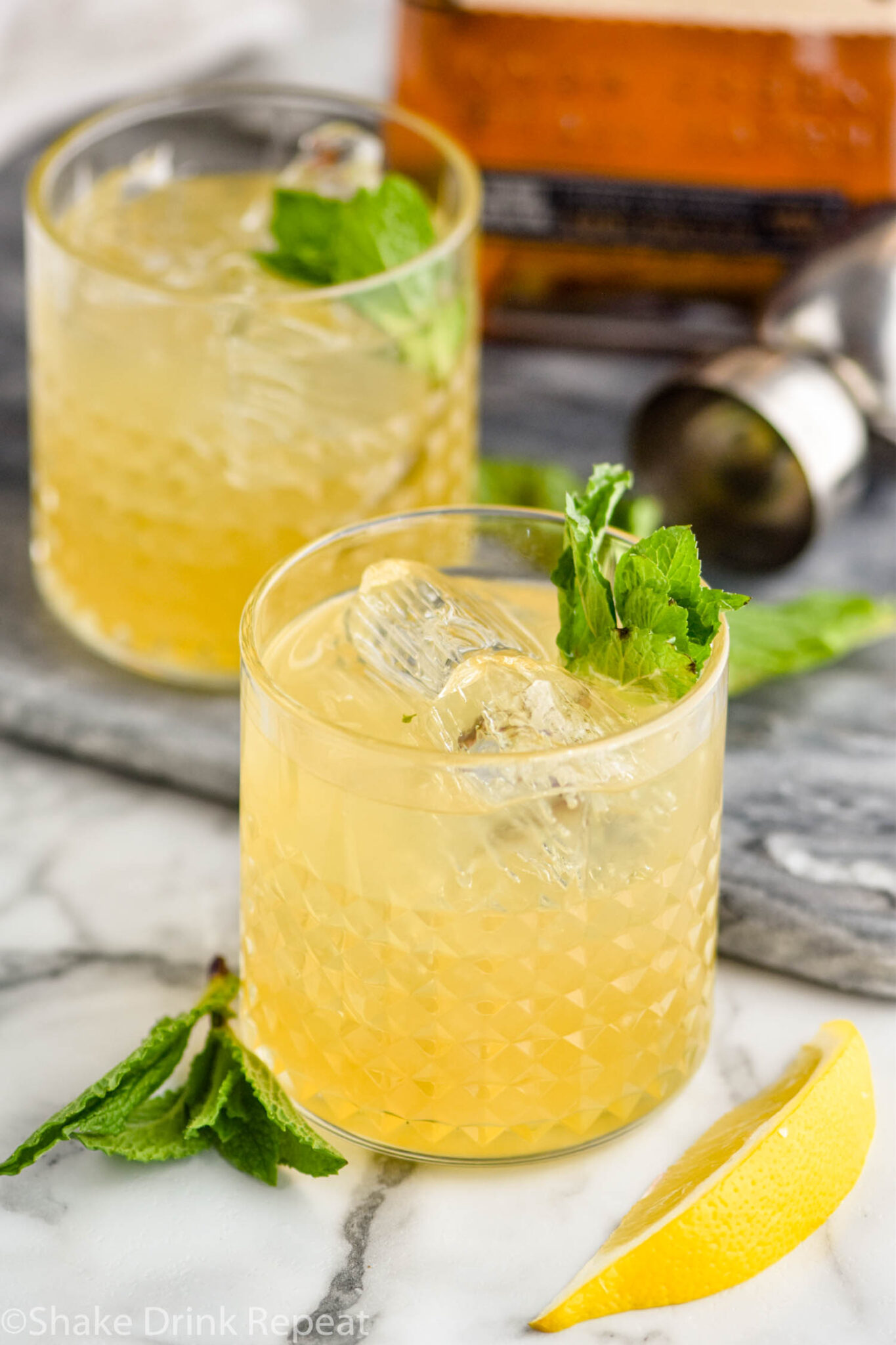 Herbal Green Tea Whiskey Smash