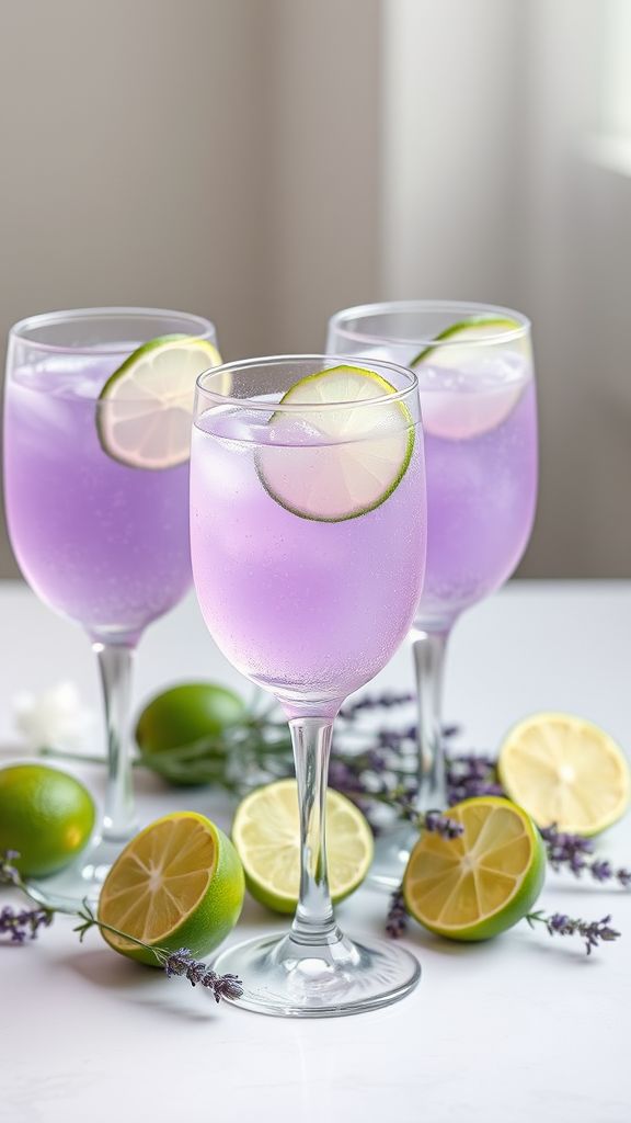 Carmel Citrus Sparkler with Honey-Lavender