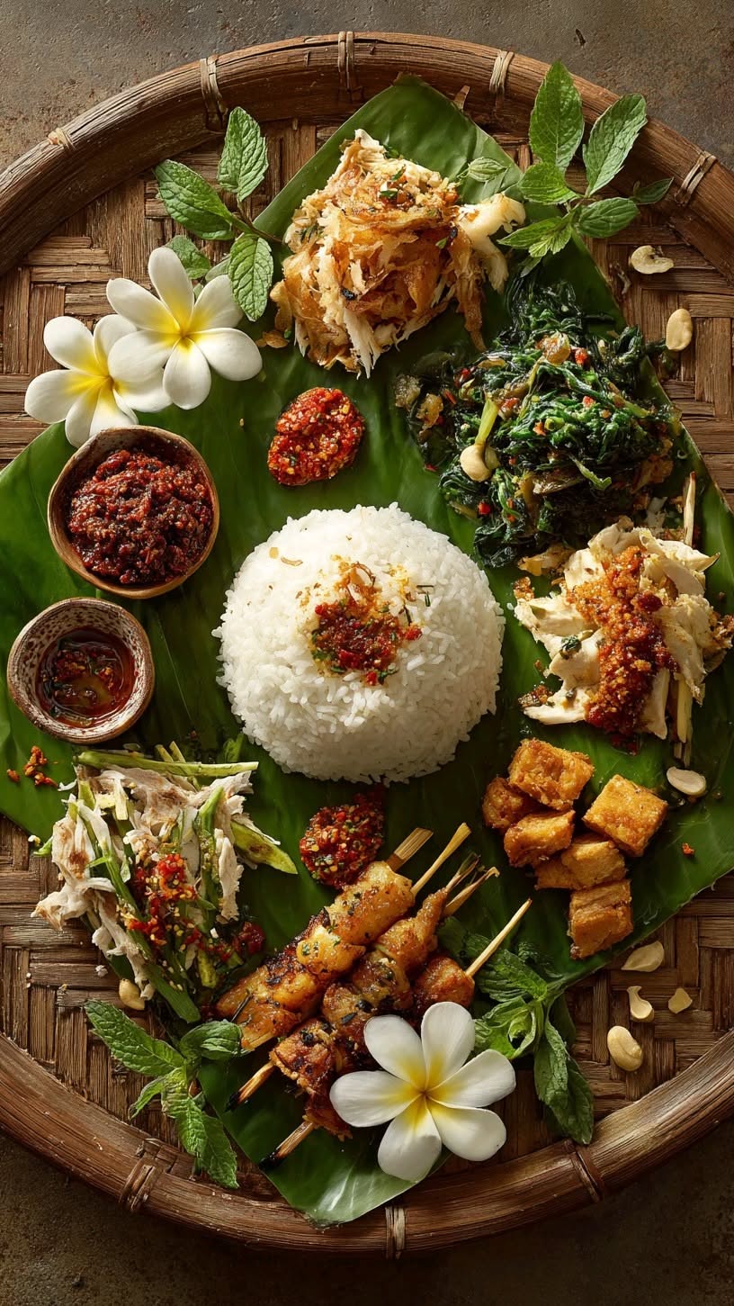 Candi Temple-Inspired Nasi Campur with Sambal