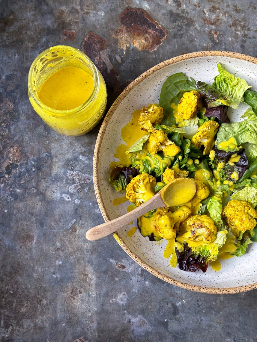 Steamed Ginger-Turmeric Vegetables with Coconut Drizzle