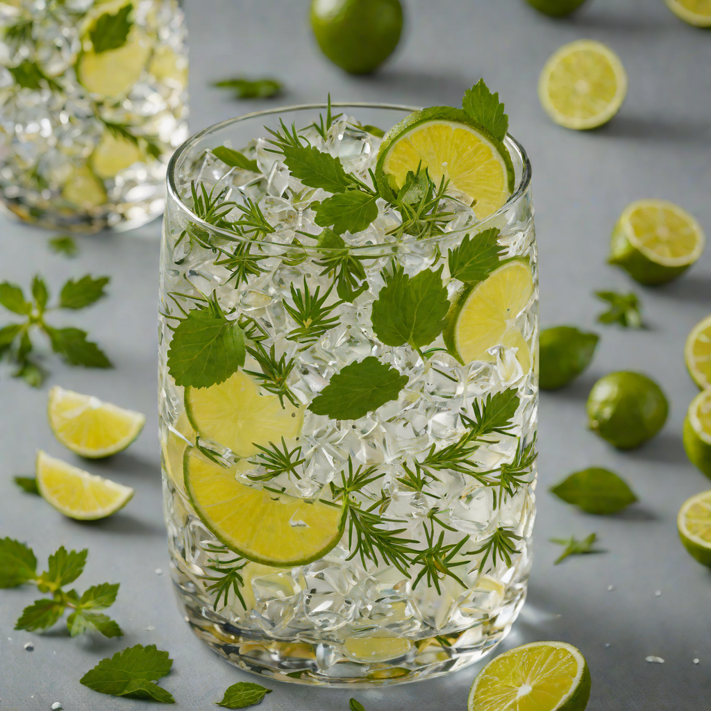 Mediterranean Herb-Infused Vodka Tonic