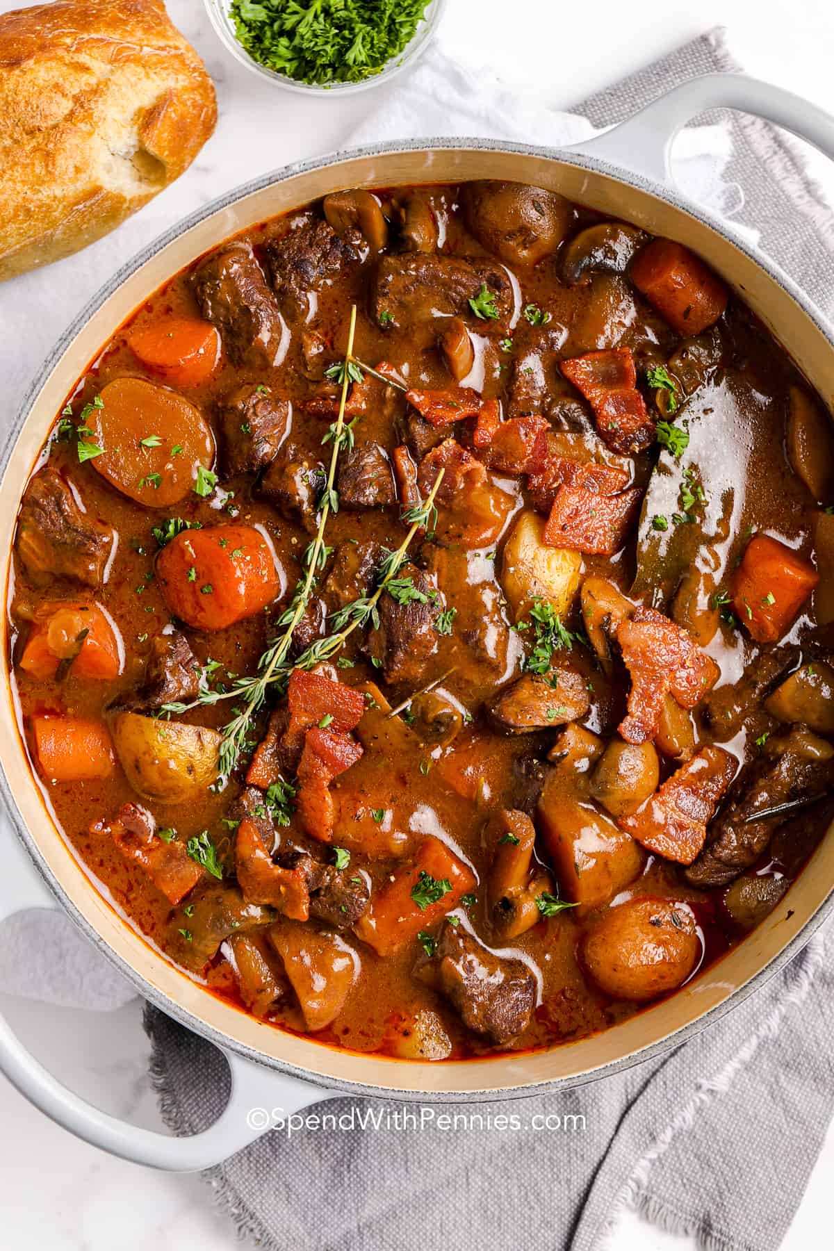 True-to-Form Beef Bourguignon