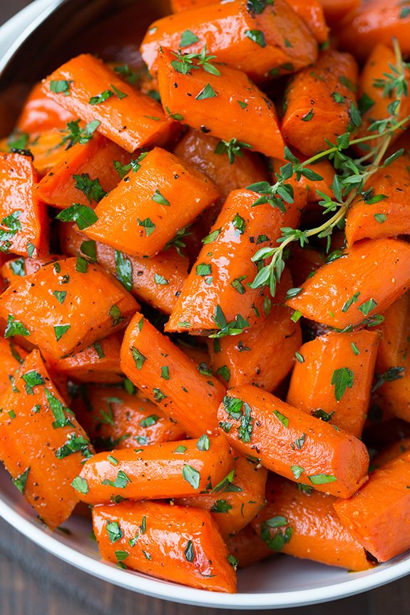 Honey-Lemon Roasted Carrots with Thyme