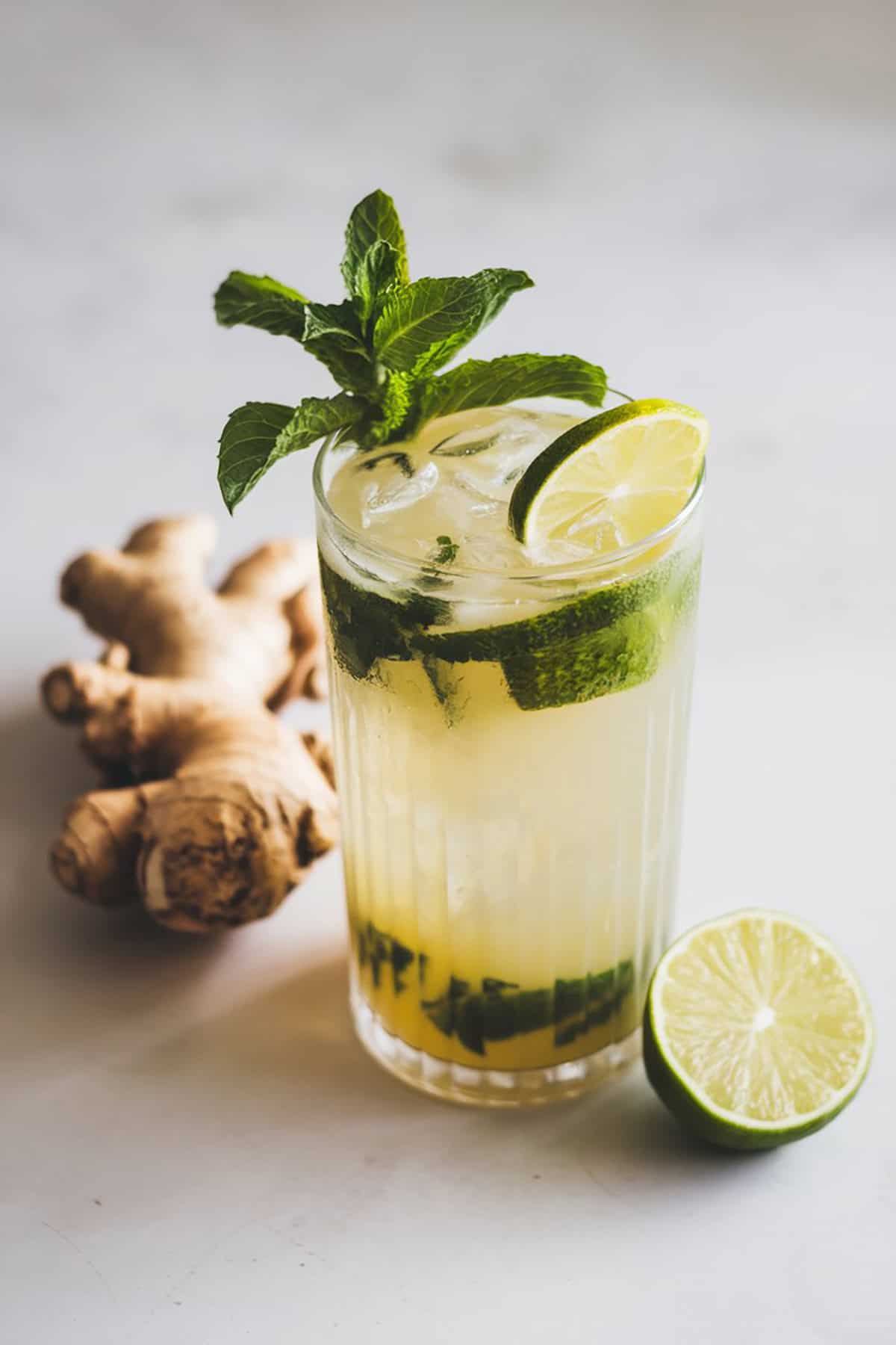 Ginger-Lime Rum Mojito