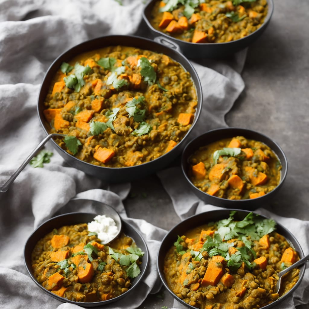 Sweet Potato and Pea Dahl with Native Peppercorns