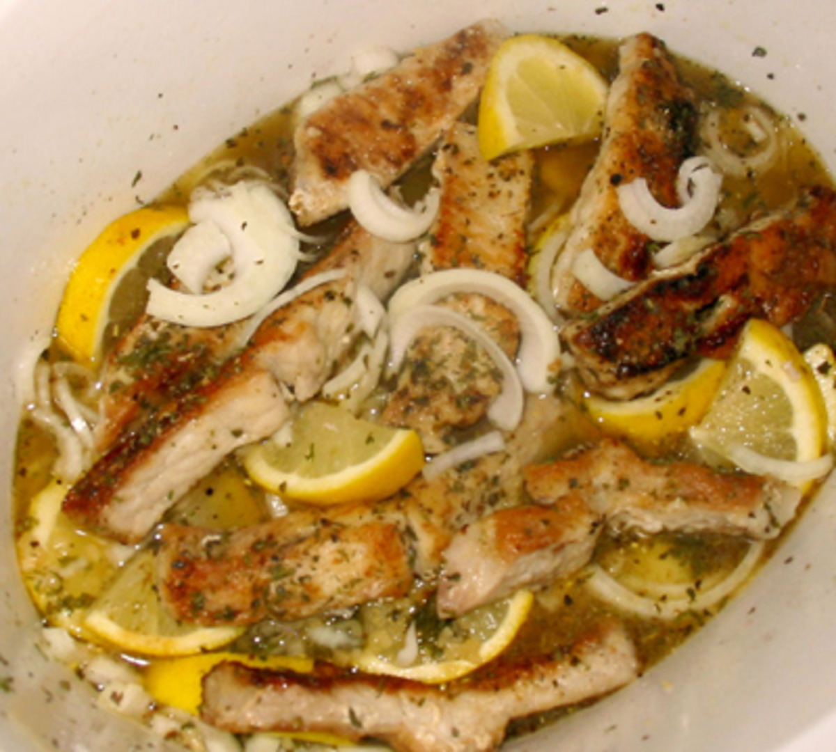 Half & Half Lemon-Wine Chicken Piccata