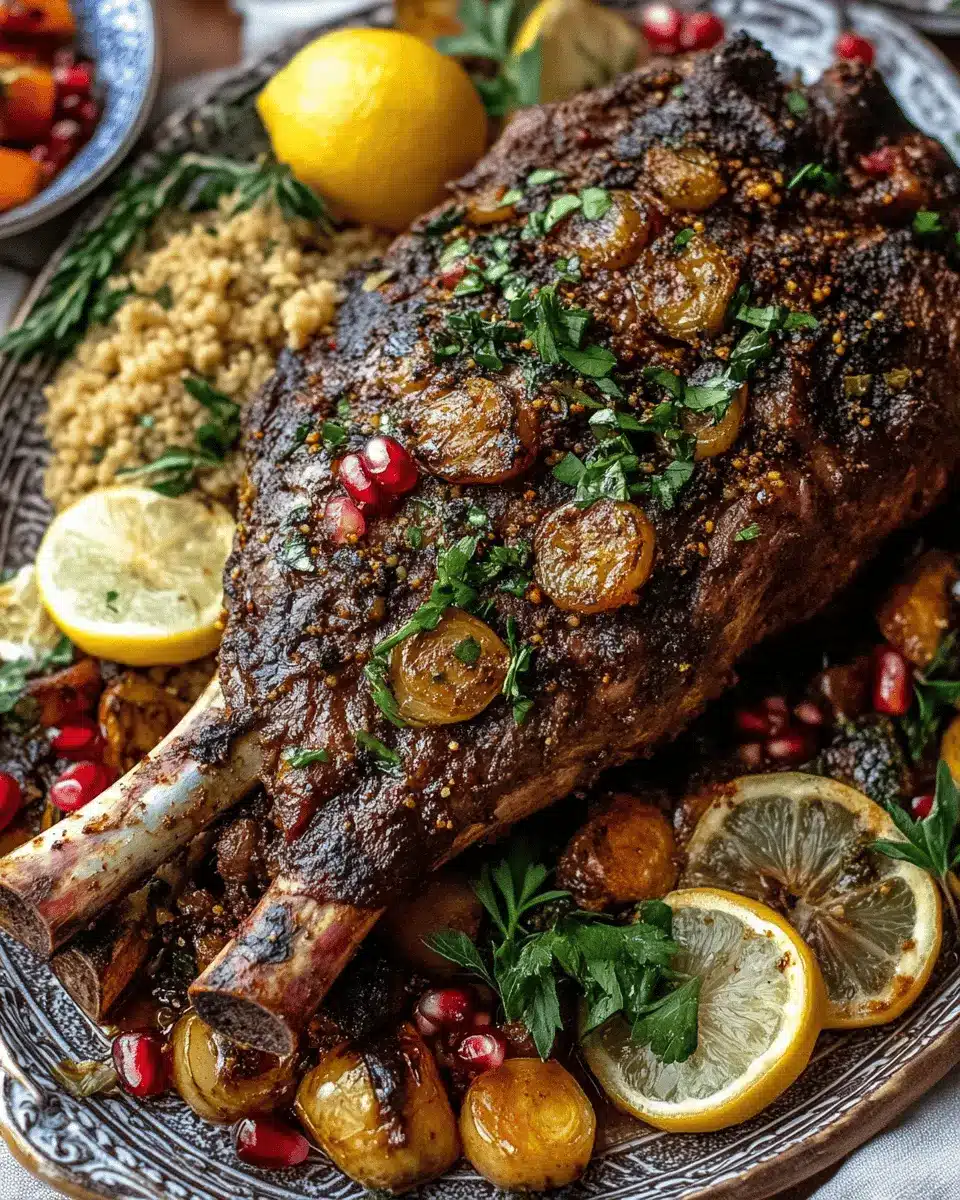 Sheet Pan Moroccan-Spiced Lamb with Roasted Vegetables
