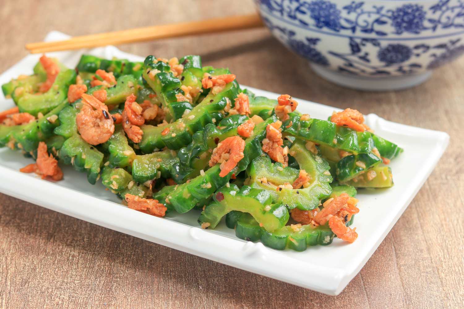Stir-Fried Bitter Melon with Garlic and Oyster Sauce